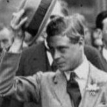 The Prince of Wales greets the boys of Sherborne School on 19 July 1923