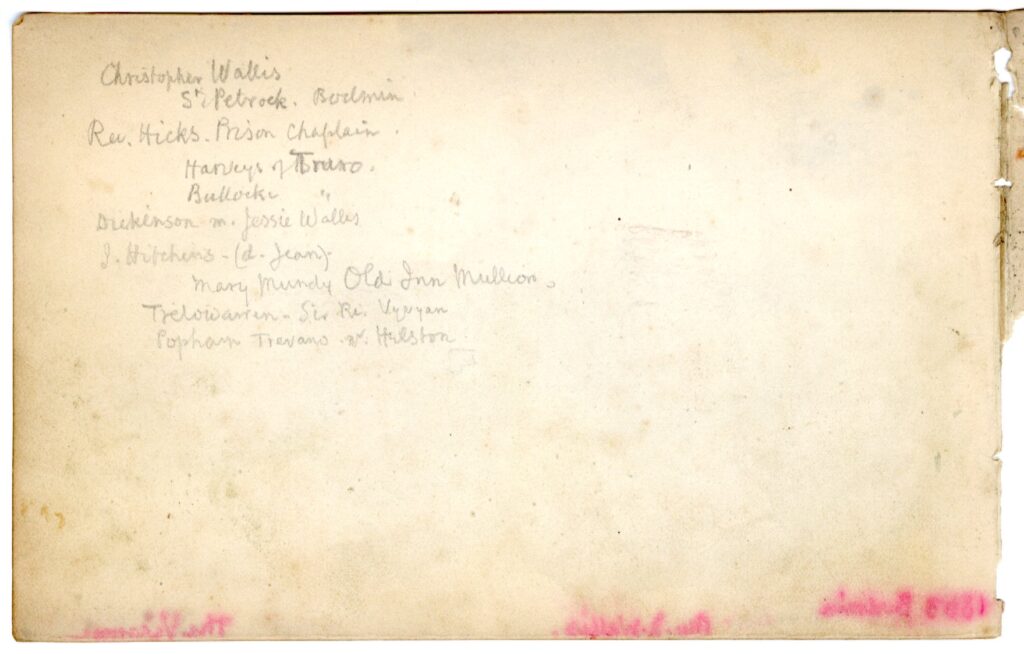 Handwritten notes by A.C. Clapin, 1863